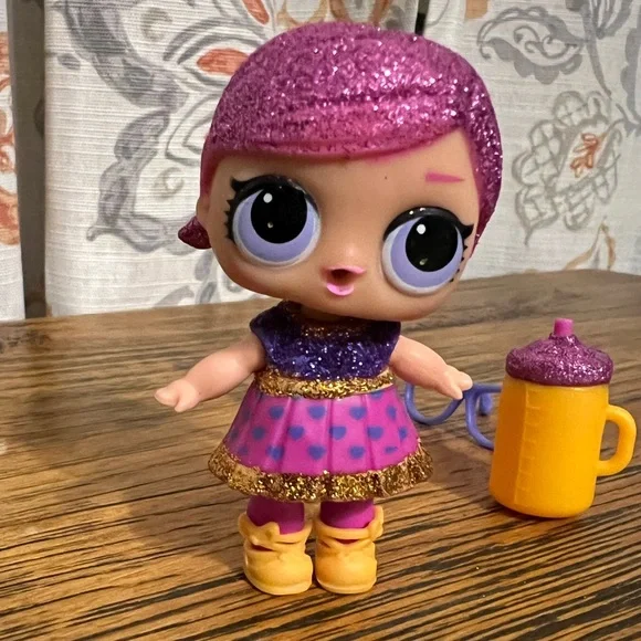 Pink Lol Surprise Glitter Poodle LOL Surprise Fuzzy Pets Makeover